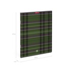 Тетрадь 48 листов в клетку, А4, ErichKrause "Scottish Cage", пластиковая обложка, блок офсет. белизна 100%, микс - фото 24302613