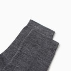 Носки женские шерстяные, цвет тёмно-серый, размер 25 - Фото 2