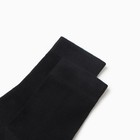 Носки женские шерстяные, цвет черный, размер 25 - Фото 2