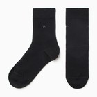 Носки мужские, размер цвет чёрный, размер 25 - фото 320340486