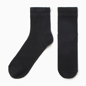 Носки мужские, цвет чёрный, размер 27-29