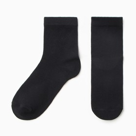 Носки женские, цвет черный, размер 23