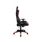 Кресло игровое Canyon Fobos GС-3, 150 кг, 2D подлокотники, экокожа, чёрно-оранжевое - Фото 3