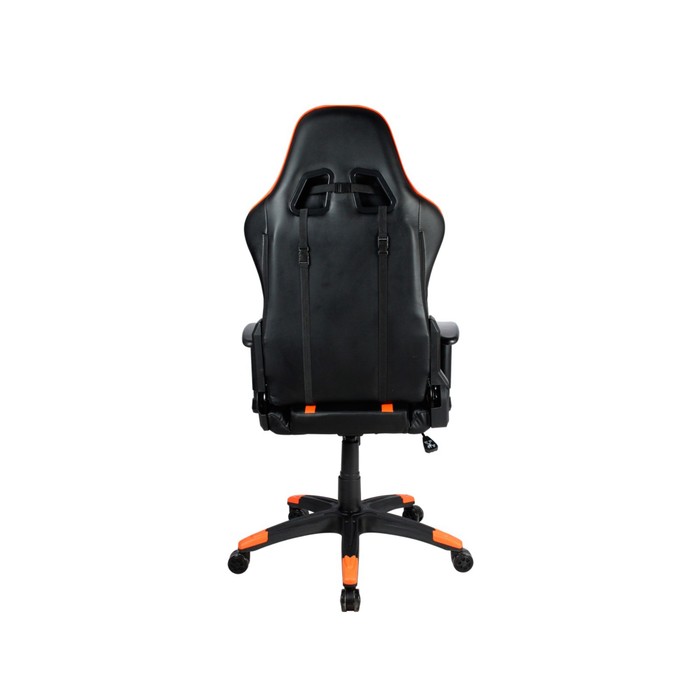 Кресло игровое Canyon Fobos GС-3, 150 кг, 2D подлокотники, экокожа, чёрно-оранжевое