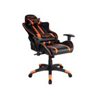 Кресло игровое Canyon Fobos GС-3, 150 кг, 2D подлокотники, экокожа, чёрно-оранжевое - Фото 6
