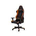 Кресло игровое Canyon Argama GС-4AO, 150 кг, 3D подлокотники, экокожа, чёрно-оранжевое - фото 2149448