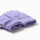 Перчатки женские, цвет фиолетовый, р-р 7-8 - Фото 3