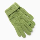 Перчатки женские, цвет зеленый, размер 7-8 - фото 320462313