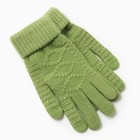 Перчатки женские, цвет зеленый, размер 7-8 - Фото 2