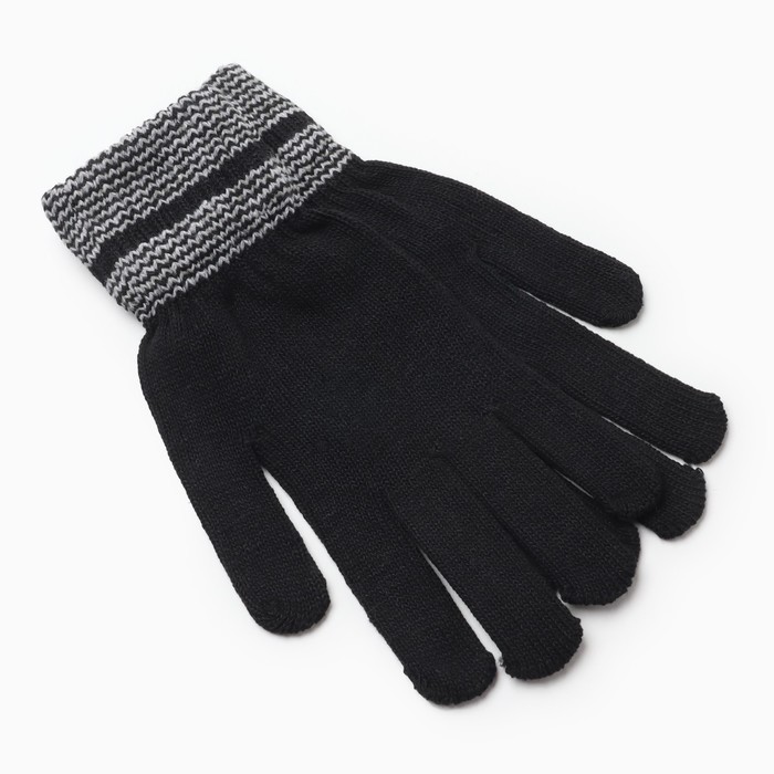 Перчатки мужские утепленные S 126 XL ( black) , цвет черный, р-р 24 - фото 1926860181