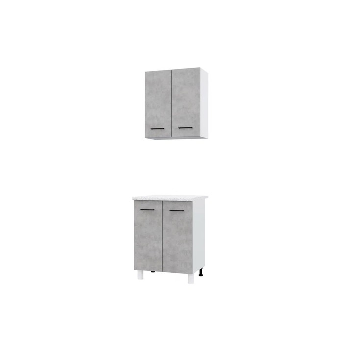 Кухонный гарнитур Trend 600, 60х60см, ЛДСП, бетон - Фото 1