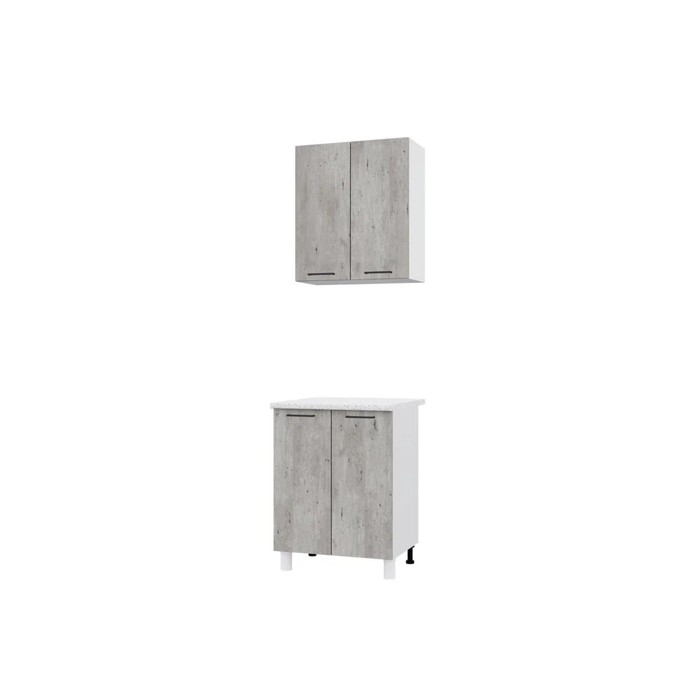 Кухонный гарнитур Trend 600, 60х60см, МДФ, бетон лайт - фото 1906438395