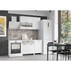 Кухонный гарнитур Trend 1200, 60х120см, МДФ, белый эмалит-бетон лайт - Фото 2