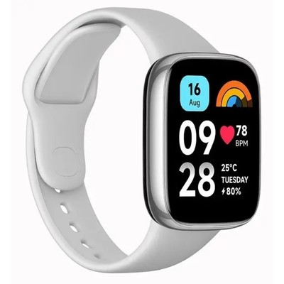 Смарт-часы Xiaomi Redmi Watch 3 Active, 1.83", TFT, сенсор, GPS, замер SpO2, 289 мАч, серые