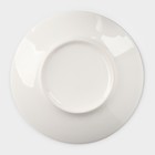 Кофейная пара керамическая «Серебро», 3 предмета: чашка 200 мл, блюдце d=14 см, ложка h=12,5 см, цвет серебряный - Фото 6
