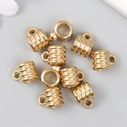 Подвеска "Бейл" золото 0,9х1,2 см (комплект 10 шт) - фото 24159536