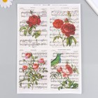 Набор декупажных карт 6 шт «Розы Винтаж» - фото 24442697