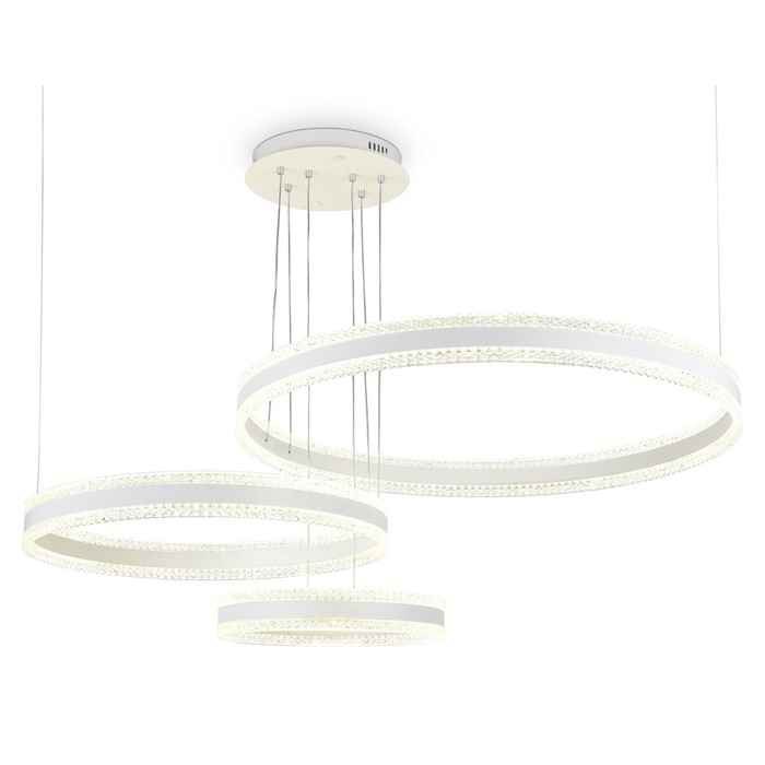 Управляемый подвесной светодиодный светильник Ambrella light, Original, FA6201, 3хLED, 245 Вт, 18375Lum, 3000-6400К, цвет белый - Фото 1