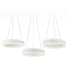 Управляемый подвесной светодиодный светильник Ambrella light, Original, FA6206, 3хLED, 122 Вт, 9150Lum, 3000-6400К, цвет белый