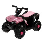Электромобиль «Квадроцикл», свет, AUX, розовый - фото 11379895