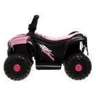 Электромобиль «Квадроцикл», свет, AUX, розовый - Фото 2