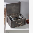 УЦЕНКА Ящик для хранения вина «Карибы», 34,5×27×18,3 см, на 6 бутылок 10133287