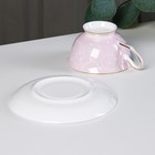 УЦЕНКА Чайная пара фарфоровая «Чайная роза», 2 предмета: чашка 200 мл, блюдце d=15 см - Фото 4