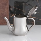 УЦЕНКА Чайник заварочный из нержавеющей стали «Султан», 950 мл, 201 сталь, цвет хромированный - Фото 4