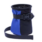 Дрессировочная сумочка для лакомств с ремнем для крепления на пояс, синяя - фото 296172963