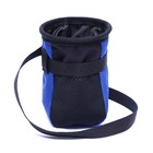 Дрессировочная сумочка для лакомств с ремнем для крепления на пояс, синяя - Фото 4