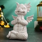 Фигура "Дракончик Дзен" светлый камень, 12,5х17см - Фото 2