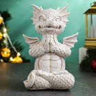 Фигура "Дракончик Дзен" светлый камень, 12,5х17см - Фото 5