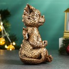 Фигура "Дракончик медитирует" бронза, 12,5х17см - Фото 4