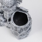Карандашница "Дракон" серый камень, 15,5х19см - Фото 6