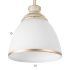 Люстра "Дэфия" 3хЕ27 40Вт золото 57х57х40 см BayerLux - фото 23161415