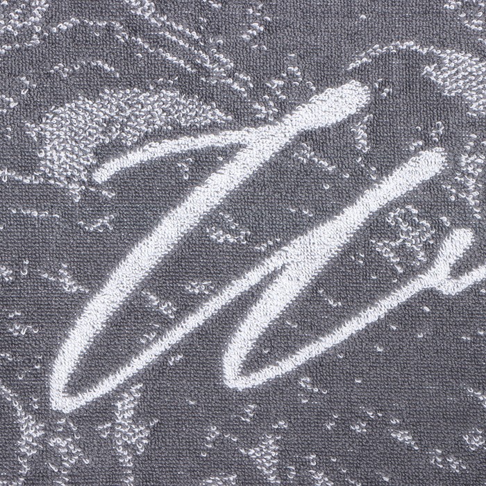 Полотенце махровое Этель "Илья" серый, 50х90см, 100% хлопок, 420гр/м2 - фото 1910822485