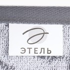 Полотенце махровое Этель "Илья" серый, 50х90см, 100% хлопок, 420гр/м2 - Фото 4
