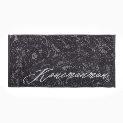 Полотенце махровое Этель «Константин», 50×90 см, 100% хлопок, 420 г/м², серое