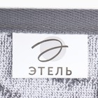 Полотенце махровое Этель "Константин" серый, 50х90см, 100% хлопок, 420гр/м2 - Фото 4