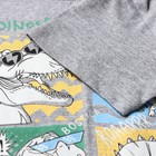 Футболка для мальчика, цвет серый меланж, рост 122 см - фото 24320144