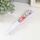 Веер пластик, текстиль "Птички и цветы" МИКС 23 см - фото 23053126