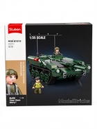 Конструктор Sluban «Модельки. Шведский танк STRV103», 692 детали - Фото 6