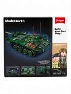 Конструктор Sluban «Модельки. Шведский танк STRV103», 692 детали - Фото 7
