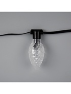 Умная гирлянда «Нить» 6 м с насадками «Шишки», IP20, тёмная нить, 20 LED, свечение RGB, USB 9642129 - фото 319935169