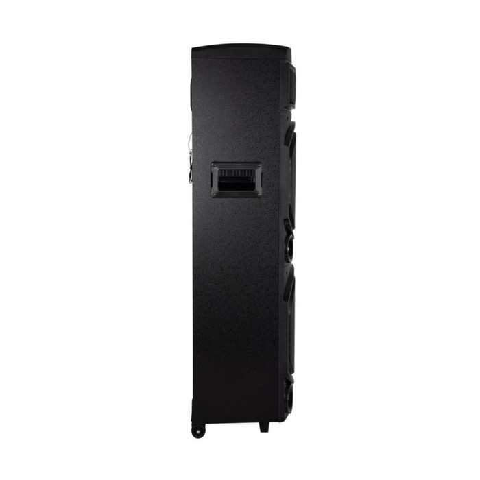 Портативная караоке система Denn DPS-566, 120 Вт, AUX, USB, BT, SD, чёрная