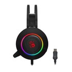 Наушники A4Tech Bloody G521, игровые, микрофон, USB, 2.3м, подсветка, чёрные - фото 51483872 Наушники A4Tech Bloody G521, игровые, микрофон, USB, 2.3м, подсветка, чёрные - фото 51483872
