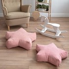 Декоративная подушка «Старс», размер 55х55х12 см, цвет светло-розовый - Фото 4
