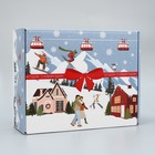 Коробка складная «Снежный город », 27 х 21 х 9 см, Новый год - Фото 4