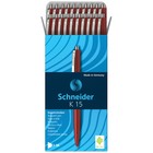 Ручка шариковая автоматическая Schneider "K15" красная, 1,0мм, корпус красный - Фото 4