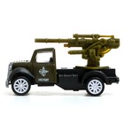 Машинка металлическая «Военная техника», инерция, 1:64, цвет МИКС, на блистере - Фото 2